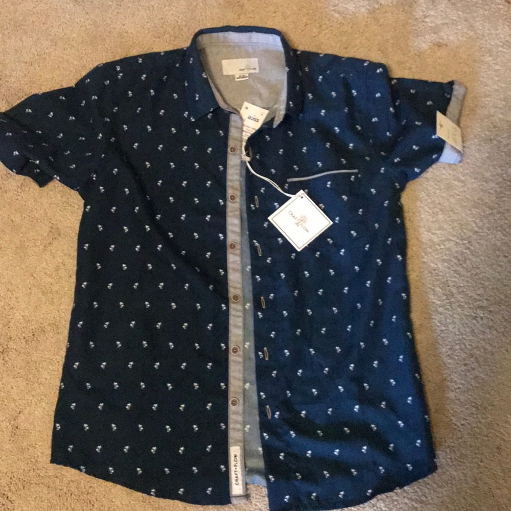 Boys short sleeve button up
